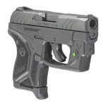 Ruger LCP II, .380 ACP, 2.75", 6rd, Green Viridian Laser, Fixed Sights
