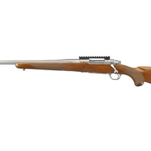 Ruger Hawkeye Hunter 6.5 Creedmoor, 22" Free Floated Cold Hammer Forged Barrel, 5/8X24 Threads, Satin Stainless Finish, Walnut Stock, Left Hand, LC6 Trigger, 4rd