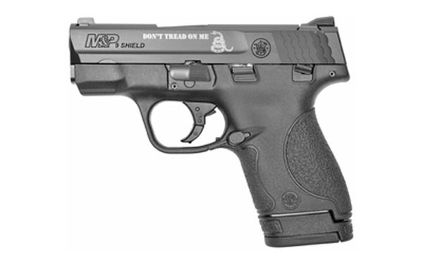 Smith & Wesson M&P Shield Compact, "Don't Tread On Me" Engraved 9mm, 3" Barrel, 7rd Mags