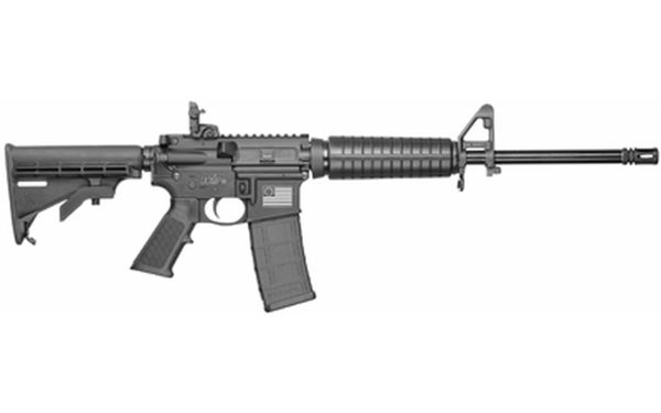 Smith & Wesson M&P 15 Sport II AR-15 5.56mm, 16" Barrel, Black, 6 Position Stock, Betsy Ross Flag, 30rd