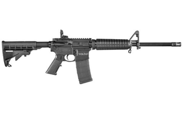 Smith & Wesson M&P 15 Sport II AR-15, 556/223, 16" Barrel, Black, 6 Position Collapsible Stock, "We The People" Laser Engraved, 1:9, 30rd Mag