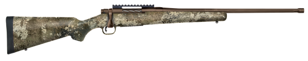 Mossberg Patriot Predator 22-250 Rem, 22" Threaded Barrel, TrueTimber Strata Stock, Brown, 5rd