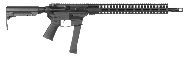 CMMG Resolute 300 9mm 16" Barrel Black CMMG 6 Position RipStock Synthetic Stock 33rd Mag