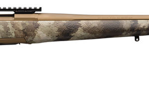 Browning X-Bolt Hells Canyon Speed Long Range 6.5 PRC 4+1 26" A-TACS AU Camo Fixed McMillan Game Scout Stock Burnt Bronze Cerakote Right Hand Muzzle Brake