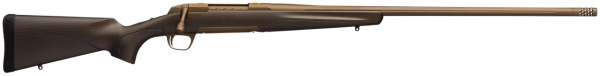 Browning X-Bolt Pro Long Range 300 RUM, 26" Barrel, Burnt Bronze Cerakote, Fixed Textured Gripping Panels Stock, 3rd