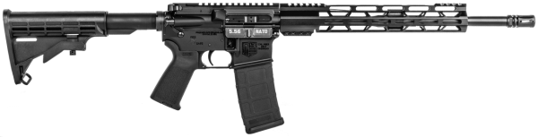 Diamondback DB15 223 Rem,5.56 NATO 16", Black Nitride Black Hard Coat Anodized 6 Position Stock, 30 rd
