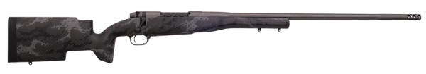 Weatherby Mark V Accumark Pro 30-378 Weatherby Mag, 26" Carbon Fiber Barrel, Gray Sponge Patterns, Gray Cerakote, 3rd