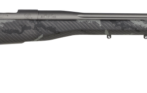 Weatherby Mark V Accumark Pro 6.5x300 Weatherby Mag, 26" Carbon Fiber, Gray Sponge Patterns, Gray Cerakote, Left Hand, 3rd