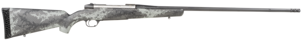 Weatherby Mark V Back Country Titanium 6.5 Weatherby RPM, 24" Barrel, Carbon Fiber Gray Sponge Patterns, Graphite Black Cerakote, Left Hand, 4rd