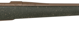 Weatherby Mark V Weathermark LT 300 Weatherby Mag, 26" Barrel, Flat Dark Earth Cerakote Green, Monte Carlo Stock, Left Hand, 3rd
