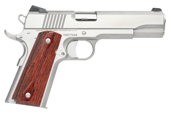 Dan Wesson Razorback RZ-10 10mm Auto 5" Barrel Stainless Steel Cocobolo Grip, 8rd Mag