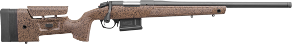Bergara B14 6.5 PRC, Hunting and Match Wilderness Rifle, 24" Steel Barrel, Gray Cerakote, Molded Mini-Chassis Synthetic Stock with Omni Muzzlebrake, 1 Mag, 5Rd