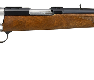 Ruger 77 44 Magnum, 18.5" Threaded Barrel, 11/16X24 Threads, Blued Finish, Walnut Stock, Adjustable Rear Sight, Bead Front Sight, 4rd