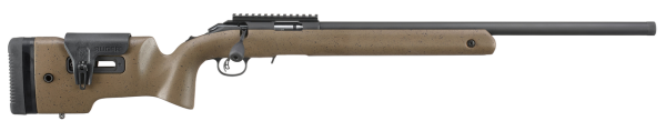 Ruger American Rimfire LRT .22 LR, 22" Threaded Barrel, Brown, 10rd