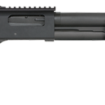 Mossberg 590A1, XS Security 12 Ga, 3" Chamber, 20" Heavy Wall Barrel, Parkerized Black, Synthetic Stock with +4 Shell Holder and M-Lok Forend, 9Rd, XS Ghost Ring/AR Style Sights