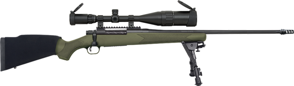 Mossberg Patriot Night Train 300 Win Mag, 24" Olive DrabGreen Matte Blued, 3rd