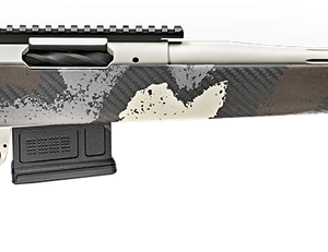 Springfield Model 2020 Waypoint 308 Win, 20" Fluted Stainless Barrel, SA Radial Brake, Tan, Desert Verde Cerakote, Ridgeline Camo Adj Carbon Fiber Stock M-LOK, TriggerTech Adj Trigger, AICS 5rd Mag