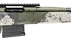 Springfield Model 2020 Waypoint 308 Win, 20" Carbon Fiber Barrel, SA Radial Brake, Green, Mil-Spec Green Cerakote, Evergreen Camo Adj Carbon Fiber Stock M-LOK, TriggerTech Adj Trigger, AICS 5rd Mag