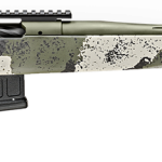 Springfield Model 2020 Waypoint 6.5MM Creedmoor, 22" Fluted Stainless Barrel, SA Radial Brake, Green, Mil-Spec Green Cerakote, Evergreen Camo Carbon Fiber Stock M-LOK, TriggerTech Adj Trigger, AICS 5rd Mag