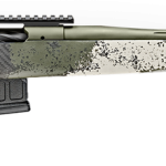 Springfield Model 2020 Waypoint 6.5MM Creedmoor, 22" Fluted Stainless Barrel, SA Radial Brake, Green, Mil-Spec Green Cerakote, Evergreen Camo Adj Carbon Fiber Stock M-LOK, TriggerTech Adj Trigger, AICS 5rd Mag