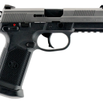 FN LE FNX-45 45 Automatic Colt Pistol (ACP) Single/Double 4.5", Black Interchangeable Backstrap Grip Black Polymer Frame Stainless Steel Slide, 15 rd