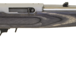 Ruger 10/22 Black Laminate Mannlicher 22LR 18.5" SS Barrel Full Stock, 10rd Mag