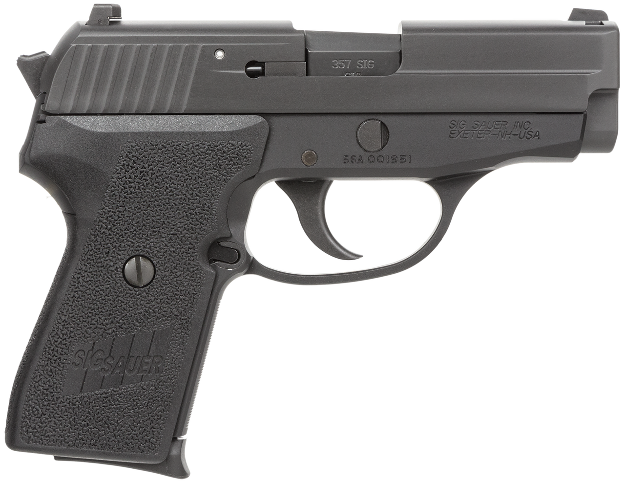 SIG P239 *CA Comp* DA/SA 357Sig 3.6, CS Black Poly Grip Black, 7 rd