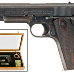 Remington 100th Anniversary of WWI UMC Commemorative 1911 45 ACP 5" Barrel, Wooden Glass-Top Presentation Case