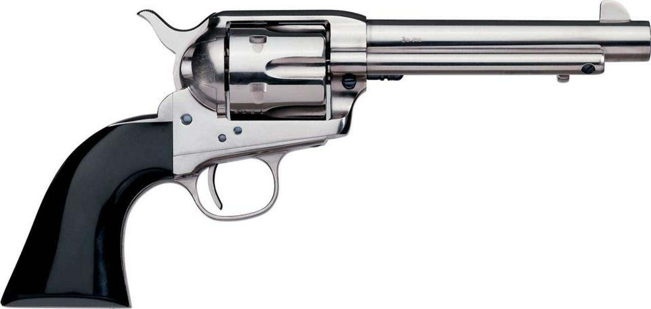 Uberti 1873 Cattleman Desperado, .45 Colt, 4.75", Bison Horn/Nickel