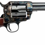 Cimarron Frontier 44-40 Winchester, 4 3/4" Barrel, Color Casehardened, Blued, Walnut, 6rd