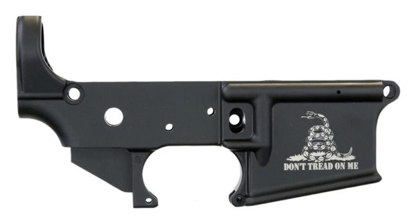 Anderson Don''t Tread On Me Stripped Lower, Multi-Cal, Black