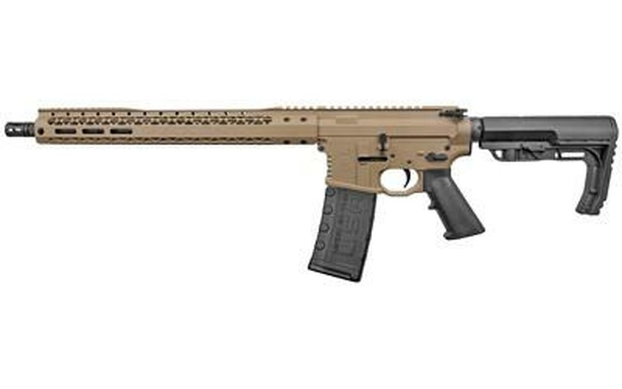 Black Rain Fallout15 5.56/.223, 16" Barrel, MFT Minimalist, A2 Grip, FDE, 30rd