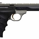 Browning Buck Mark .22 LR, 5.5" Barrel, Black Ultragrip RX, Grey, 10rd
