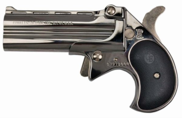 Cobra Long Bore .38 Special, 3.5", 2rd, Chrome Finish, Black Grips