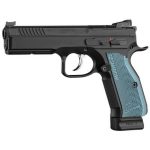 CZ 75 Shadow 2 9mm, 5.4", Optic Ready, Blue Grips, 19rd