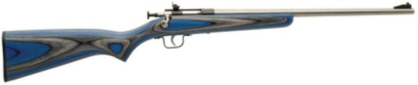 Keystone Crickett 22LR, Stainless Steel Barrel, Blue Laminate