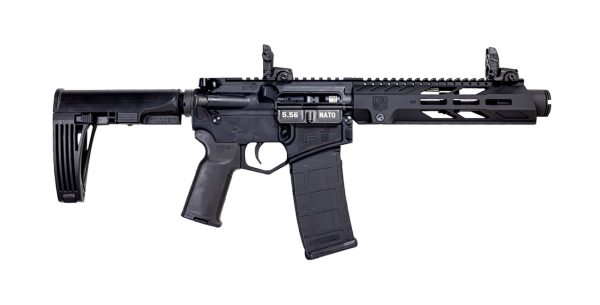 Diamondback DB15 Tactical Pistol 5.56/.223, 7" Barrel, Pro Sights, Black, 30rd
