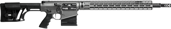 Falkor Petra AR-15 Type Rifle, 300 Win. Mag, Grey, 22in DRACOS Composite Barrel
