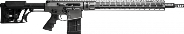 Falkor Omega AR-15 Type Rifle, 6.5 Creedmoor, Grey, 22in DRACOS Composite Barrel