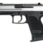 HK USP40 Compact Stainless (V1) DA/SA, safety/decocking lever on left, two 12rd magazines