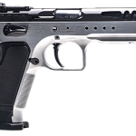 Italian Firearms Group Limited Master 9mm 4.75" Barrel 17rd Hard Chrome Black Steel Slide Black Polymer Grip