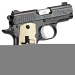 Kimber Micro 9 Texas Limited Edition 9mm High Polished Deep Blue Bonded Ivory Grips