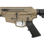 MCM Firearms DS9-S Side Charging Pistol, 9mm, 5" Barrel, MP5 Mag, FDE Cerakote