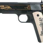 Springfield 1911-A1 Battlefield Cross Limited Edition 45 ACP Ivory-style Grips Plus extra Springfield Grips