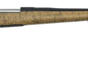 Remington Custom Shop 700 NA 338 Lapua, 26" Barrel W/Muzzle Brake, 40X Trigger, Tan Stock W/Black Webbing