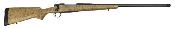 Remington Custom Shop 700 NA 338 Lapua, 26" Barrel W/Muzzle Brake, 40X Trigger, Tan Stock W/Black Webbing
