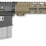 Rock River Arms LAR-15 X-1 Rifle, Tan .223/5.56 18" Barrel Fixed Operator A2 Stock, Hunter Muzzle Brake, 18 Inch Stainless Fluted Barrel, Twist, Two-Stage Trigger