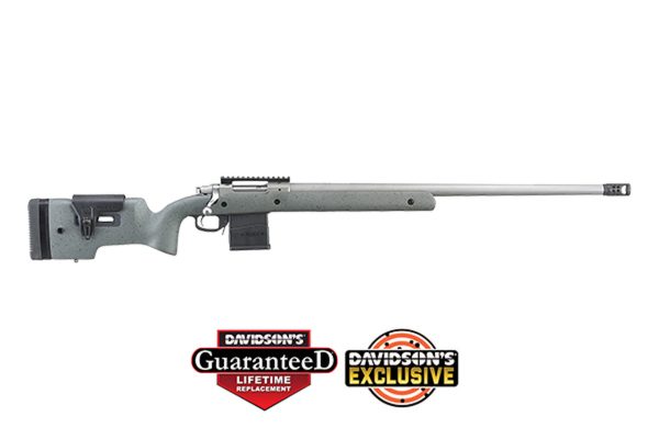 Ruger Hawkeye Long-Range Target 6.5 Creedmoor, 26" Barrel, Speckled Black/Gray Stock, 5rd