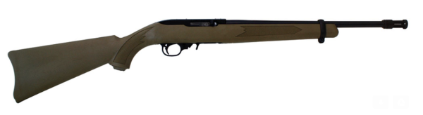 Ruger 10/22 Tactical 22LR 16" Barrel, Coyote Brown, Flash Hider, 10 Rd Mag