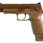 Sig P320 M17 9mm, Military Surplus, 4.7" Barrel, Siglite NS, Coyote, 17rd/21rd